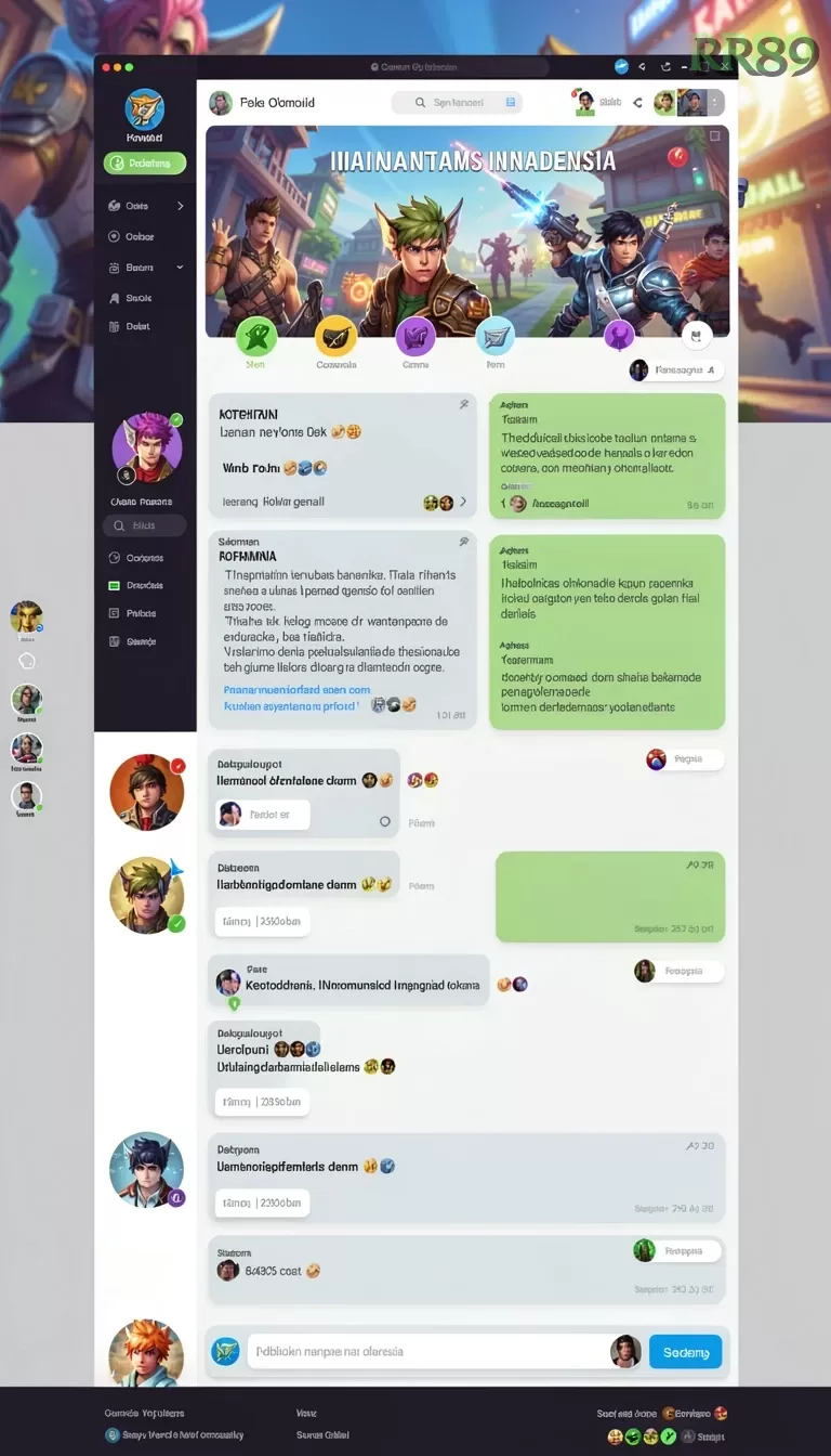 Cuplikan layar VO777 — aktivitas
