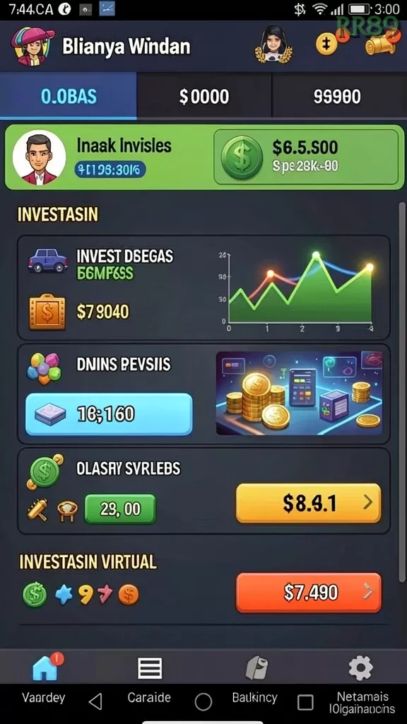 Cuplikan layar QQSTAR — aktivitas