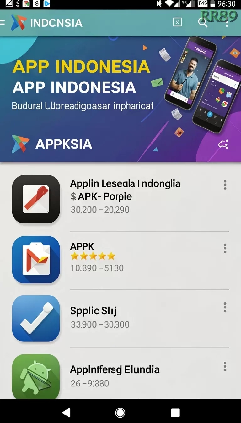 Cuplikan layar API36 — halaman utama